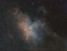 Il complesso della nebulosa dell'Aquila ripreso in Hubble Palette (SII,Halpha, OIII) con i filtri in annuncio